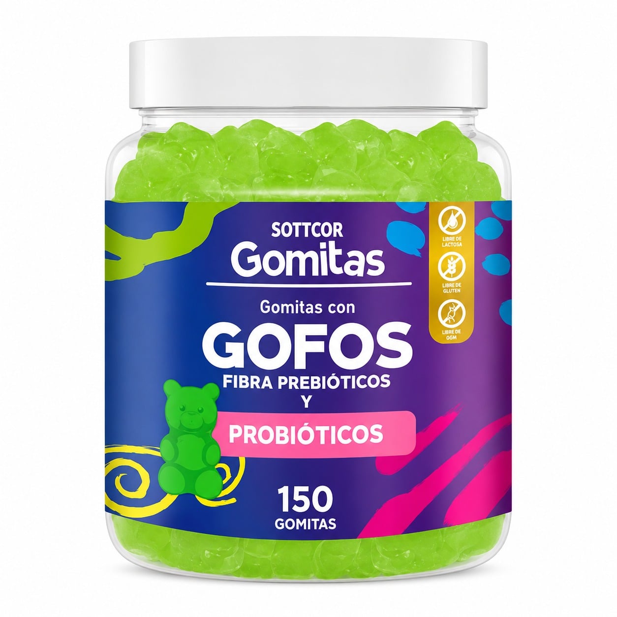 GOMITAS GOFOS NIÑOS 150 GOMITAS SOTTCOR LABS - 1
