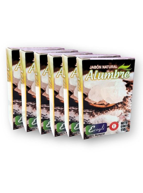 PACK 6 JABONES EN BARRA DE ALUMBRE 660G - 1