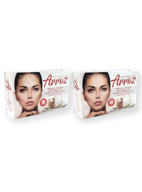 PACK 2 JABONES EN BARRA DE ARROZ 220G - 1