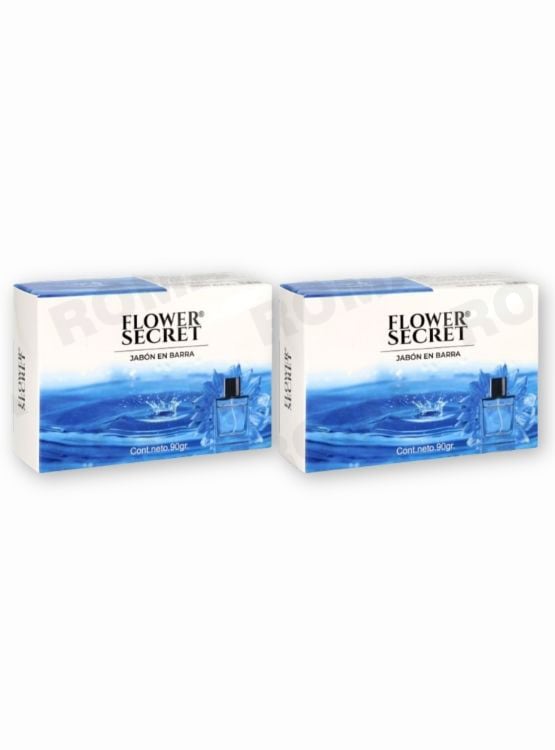 PACK 2 JABONES EN BARRA AROMA A PERFUME 180G FLOWER SECRET - 1