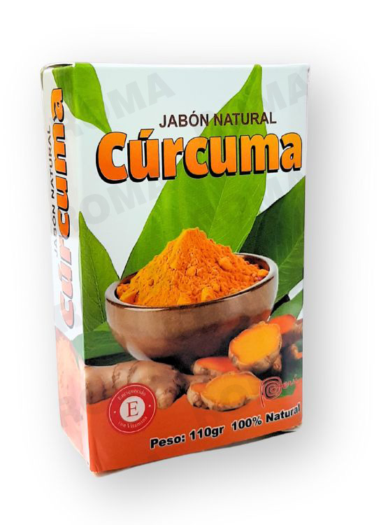JABÓN EN BARRA DE CÚRCUMA 110G - 1