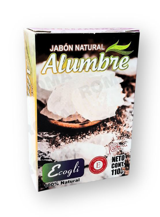 JABÓN EN BARRA DE ALUMBRE 110G - 1