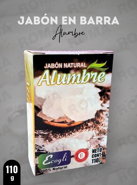 JABÓN EN BARRA DE ALUMBRE 110G - 2