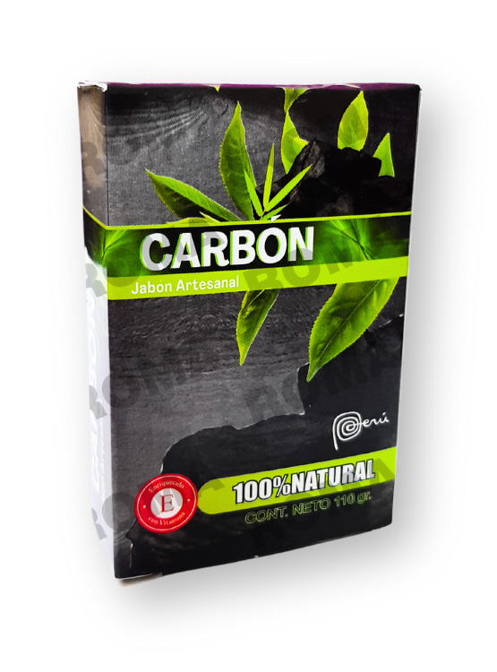 JABÓN EN BARRA DE CARBÓN ACTIVADO 110G - 1