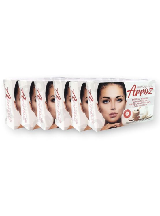 PACK 6 JABONES EN BARRA DE ARROZ 660G - 1