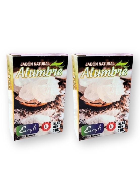 PACK 2 JABONES EN BARRA DE ALUMBRE 220G - 1