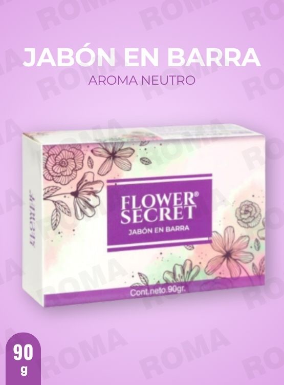 PACK 2 JABONES EN BARRA AROMA NEUTRO 180G FLOWER SECRET - 2
