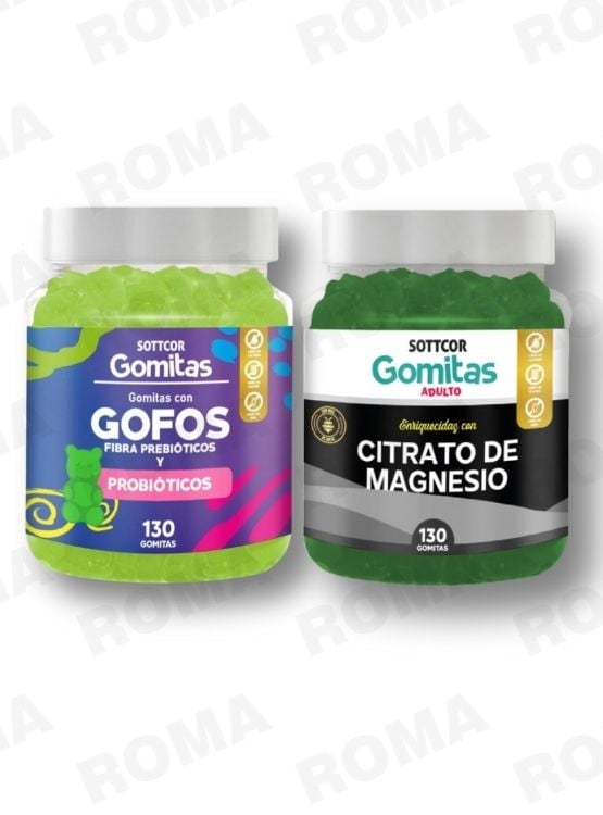 PACK 2 GOMITAS GOFOS PARA NIÑOS + CITRATO DE MAGNESIO ADULTO 260 UND - 1