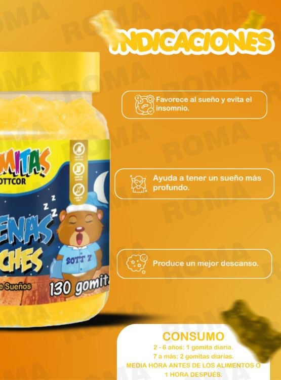PACK 2 GOMITAS BUENAS NOCHES NIÑOS 130UND + PITAHAYA ADULTOS 130UND - 2