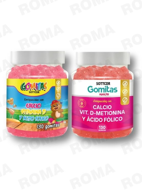 PACK 2 GOMITAS CALCIO NIÑOS 130UND + CALCIO ADULTOS 130 UND - 1