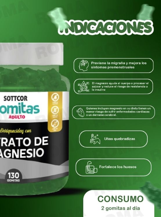 GOMITAS ZINC OROTATE NIÑOS 130 UND + GOMITAS CITRATO DE MAGNESIO 130UND - 3