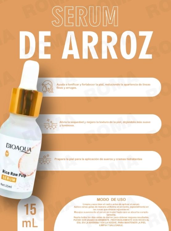 PACK 2 JABÓN EN BARRA DE CÚRCUMA 110G + SERUM DE ARROZ CON Á.H BIOAQUA 15ML - 3