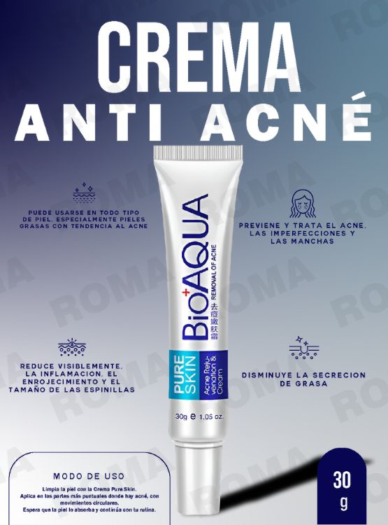 KIT 2 JABÓNES EN BARRA DE CÚRCUMA 110G Y CREMA ANTI ACNÉ BIOAQUA 30G - 3