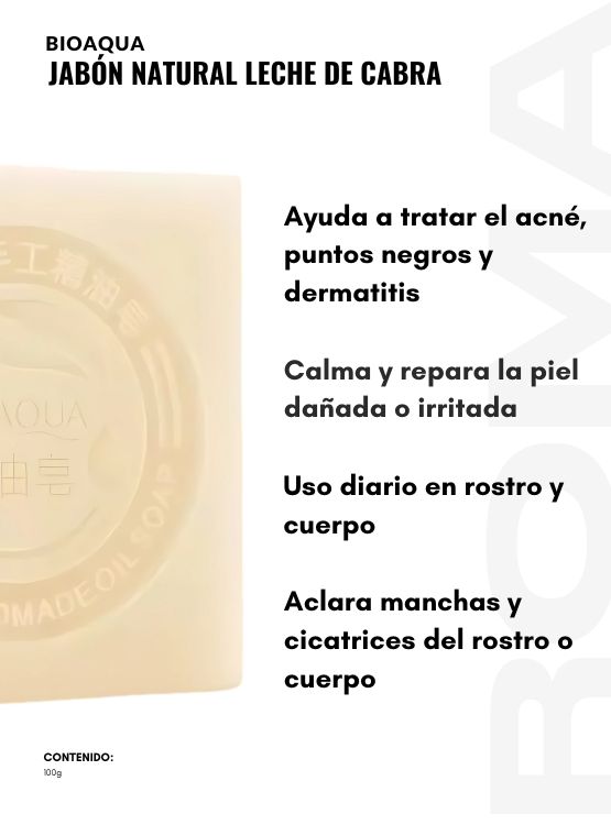 PACK 3 JABÓN DE LECHE DE CABRA BIOAQUA 300G - 2
