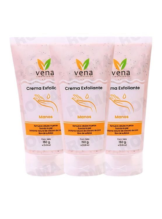 PACK 3 CREMA EXFOLIANTE MANO VENA 450G - 1