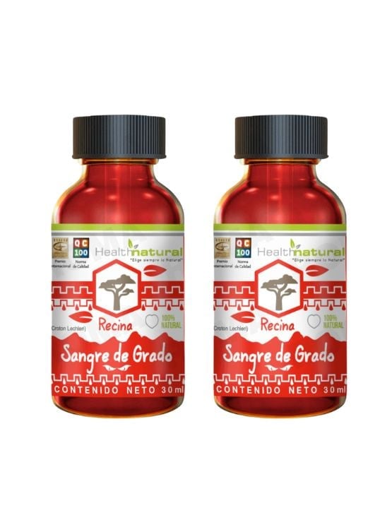 PACK 2 RESINA DE SANGRE DE GRADO HEALTHNATURAL 60ML - 1