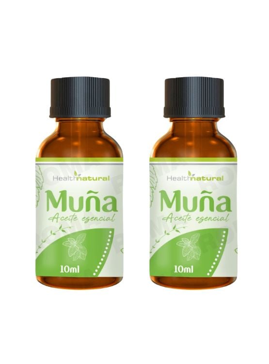 PACK 2 ACEITE ESENCIAL DE MUÑA HEALTHNATURAL 20ML - 1
