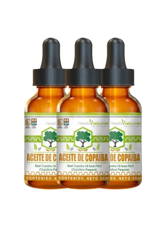 PACK 3 ACEITE DE COPAIBA HEALTHNATURAL 90ML - 1