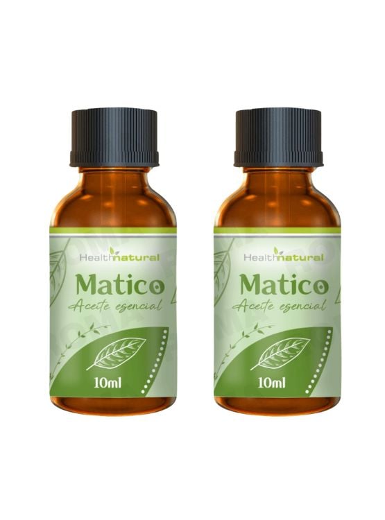 PACK 2 ACEITE ESENCIAL DE MATICO HEALTHNATURAL 20ML - 1
