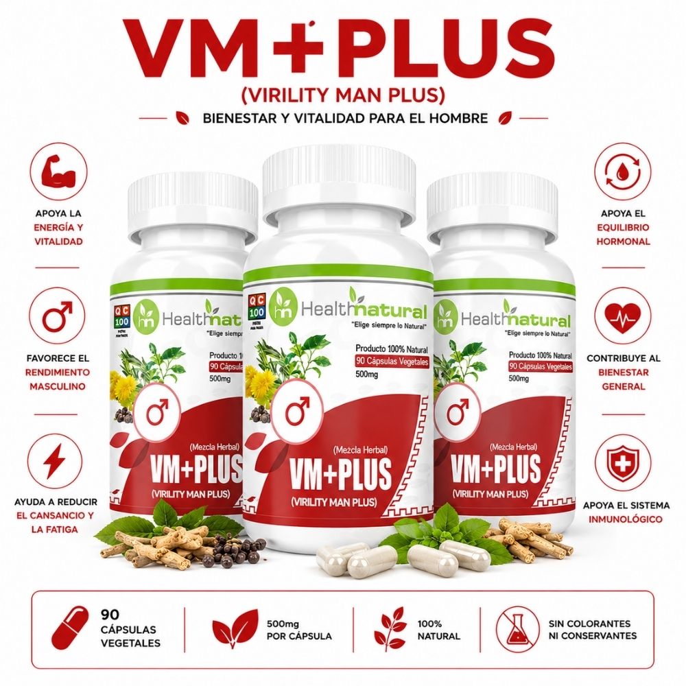PACK 3 VM+(VIRILITY MAN PLUS) 1500MG - 1