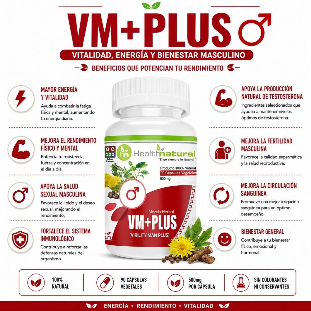 PACK 2 VM+(VIRILITY MAN PLUS) 1000MG - 2