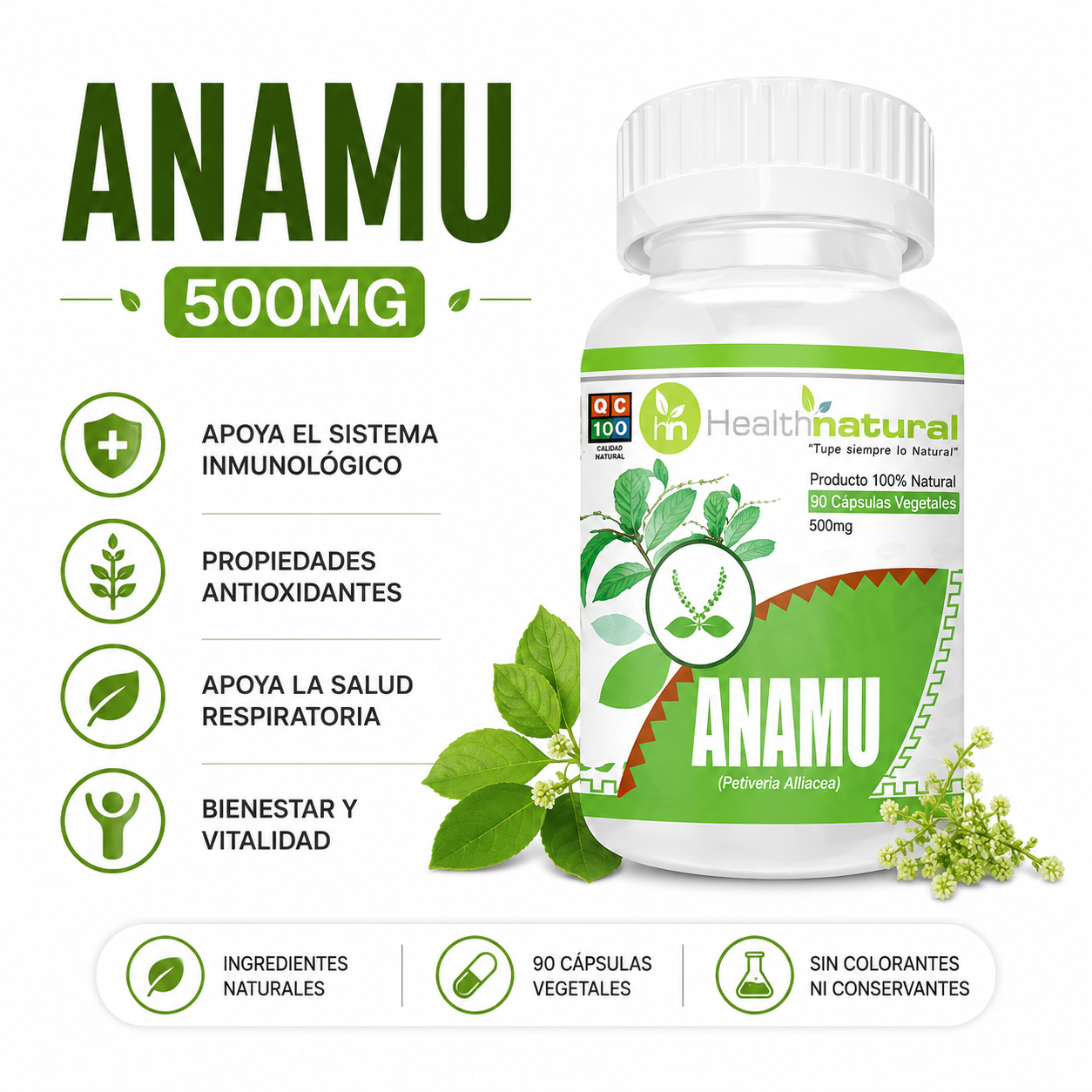 ANAMU HEALTHNATURAL 500MG - 1