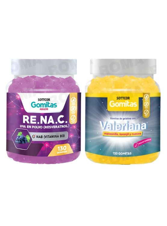 GOMITAS RESVERATROL 130UND + GOMITAS VALERIANA 130UND - 1