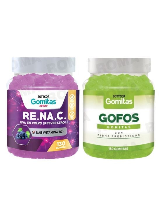 GOMITAS RESVERATROL 130UND + GOMITAS GOFOS 130UND - 1