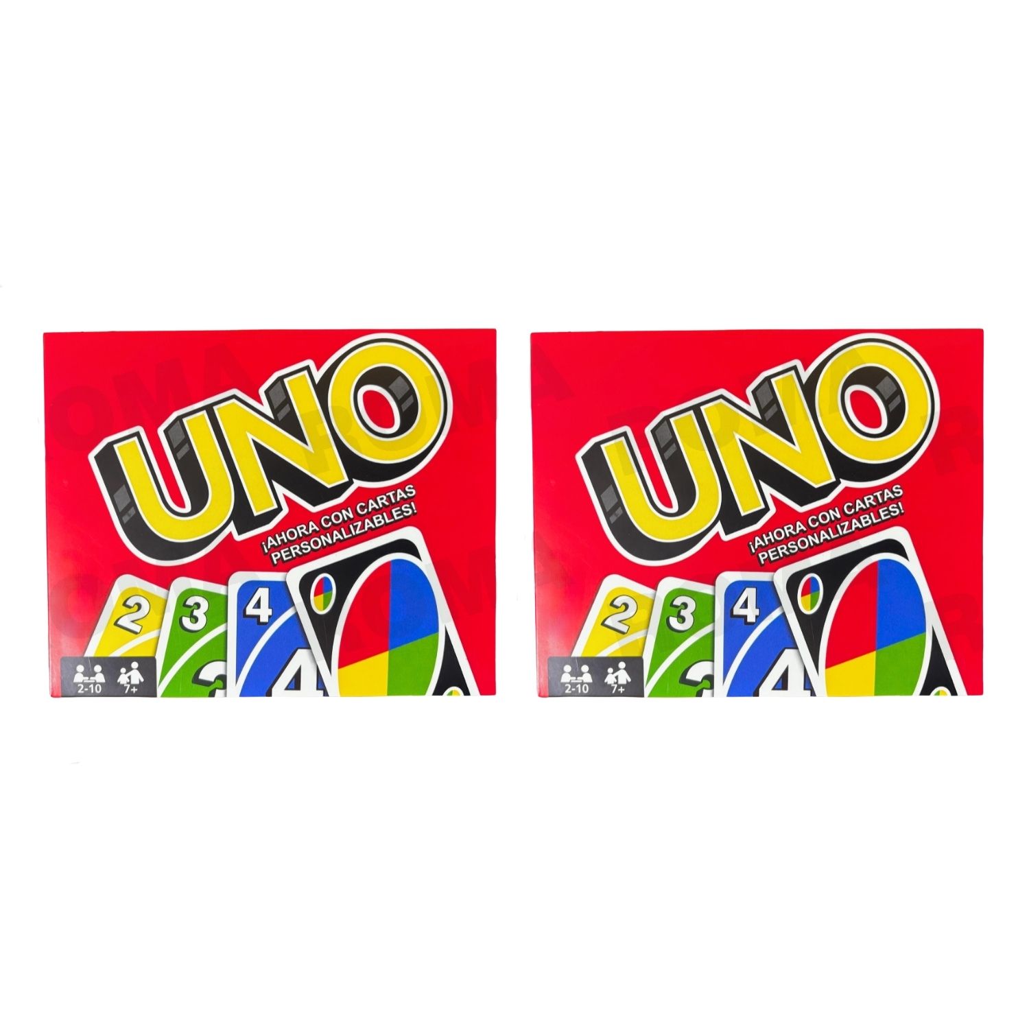 PACK 2 UNO – CARTAS PERSONALIZABLES JUEGO DE CARTAS - 1