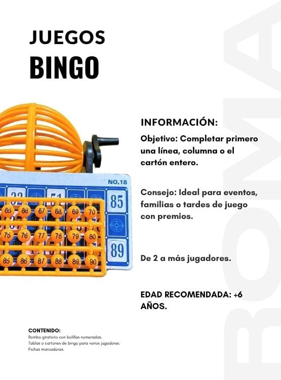BINGO LOTTO FAMILIAR – JUEGO DE MESA - 2