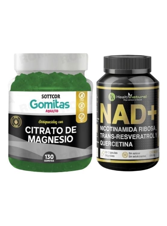 GOMITAS CITRATO DE MAGNESIO + NAD+ HEALTHNATURAL - 1