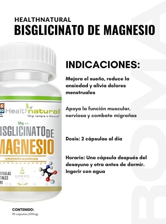 MELENA DE LEÓN+BISGLICINATO MAGNESIO+CASTAÑO DE INDIAS HEALTHNATURAL - 3