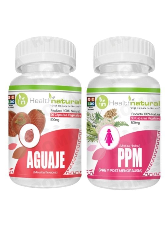 AGUAJE HEALTHNATURAL + PPM(PRE Y POST MENOPAUSIA)HEALTHNATURAL 500MG - 1