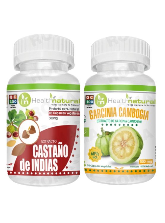 CASTAÑO DE INDIAS HEALTHNATURAL + GARCINIA CAMBOGIA HEALTHNATURAL - 1