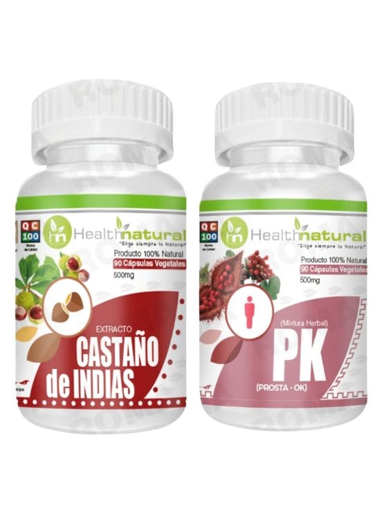 CASTAÑO DE INDIAS HEALTHNATURAL + PK(PROSTA-OK) HEALTHNATURAL 500MG - 1