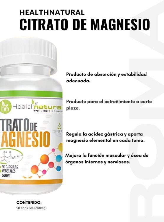 CHANCA PIEDRA HEALTHNATURAL + CITRATO DE MAGNESIO HEALTHNATURAL 500MG - 3