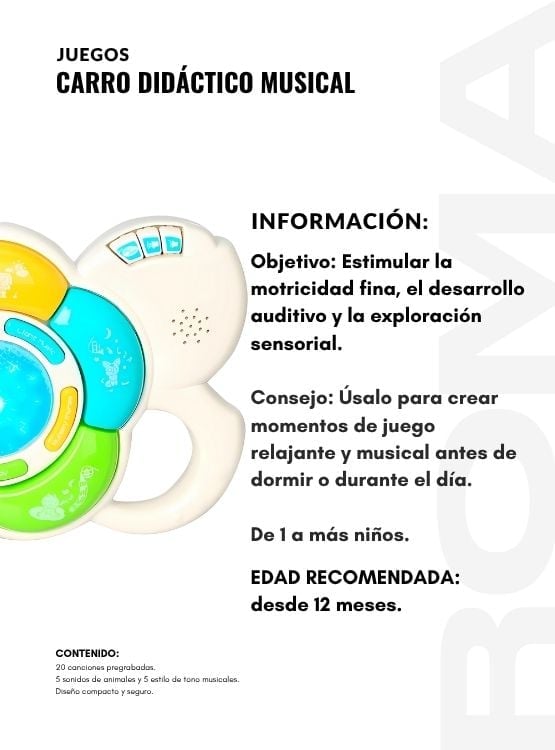 FLOR MUSICAL BAOLI - JUEGO DIDÁTICO - 2