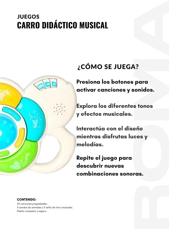 FLOR MUSICAL BAOLI - JUEGO DIDÁTICO - 3