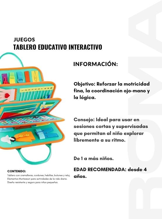 TABLERO EDUCATIVO - TABLERO DIDÁCTICO - 2