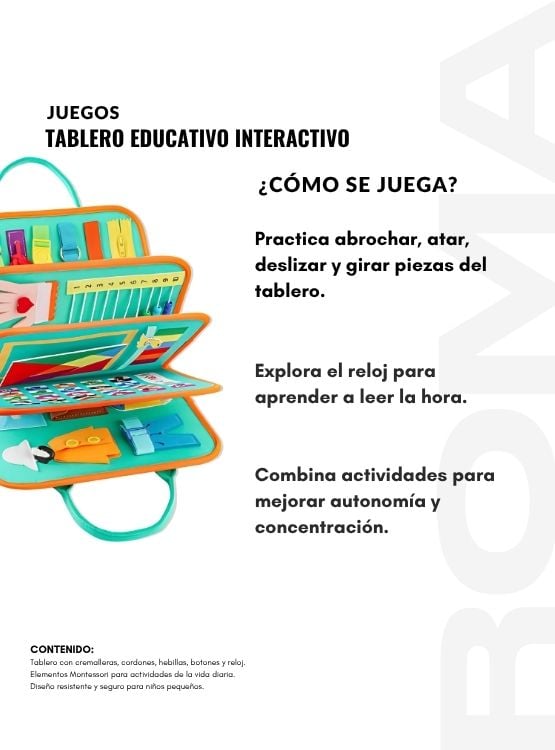 TABLERO EDUCATIVO - TABLERO DIDÁCTICO - 3
