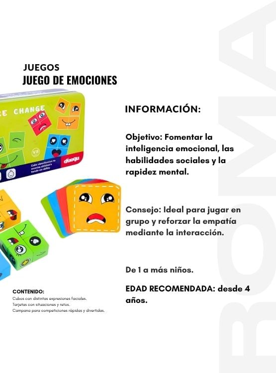 JUEGO DE EMOCIONES - JUEGO DIDÁTICO - 2