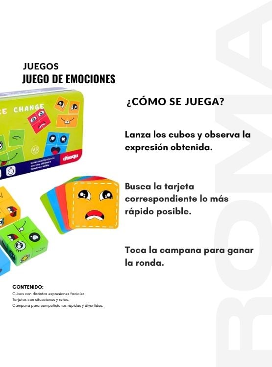 JUEGO DE EMOCIONES - JUEGO DIDÁTICO - 3
