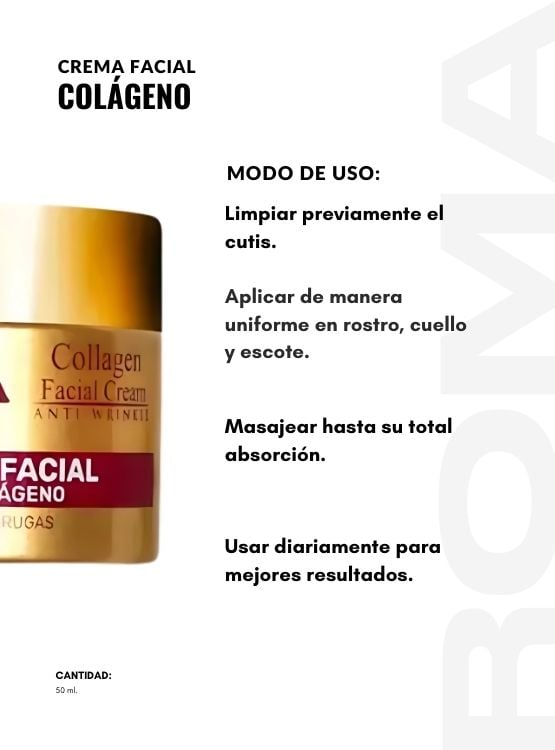 CREMA FACIAL COLÁGENO 50ML NEVADA - 4