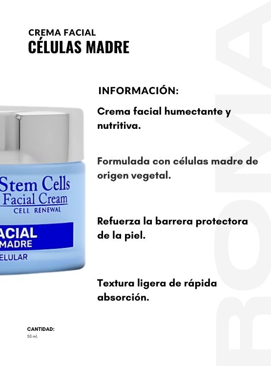 PACK 2 CREMA FACIAL CÉLULAS MADRE 50ML NEVADA - 2