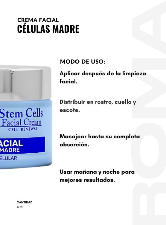PACK 2 CREMA FACIAL CÉLULAS MADRE 50ML NEVADA - 3