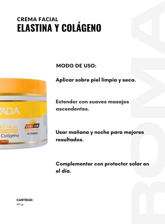 PACK 2 CREMA FACIAL ELASTINA Y COLÁGENO 283G NEVADA - 3