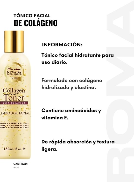 PACK 2 TÓNICO FACIAL DE COLÁGENO 180ML NEVADA - 2