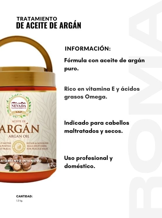 TRATAMIENTO DE ACEITE DE ARGĂN 1.2KG NEVADA - 2
