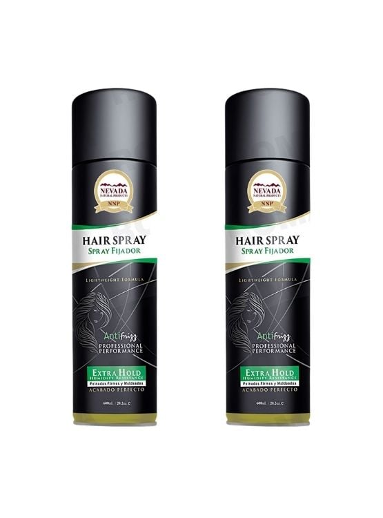 PACK 2 SPRAY CAPILAR FIJADOR ANTI FRIZZ 600ML NEVADA - 1