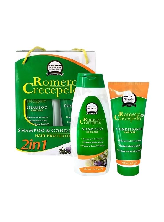 SET SHAMPOO + ACONDICIONADOR ROMERO CRECEPELO NEVADA - 1